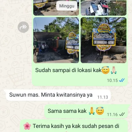 Pengiriman Papan Bunga Duka Gambir