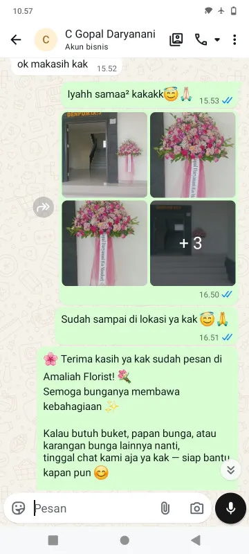 Pengiriman Karangan Bunga Gambir