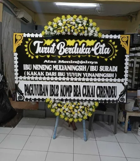 Papan Bunga Duka Gambir