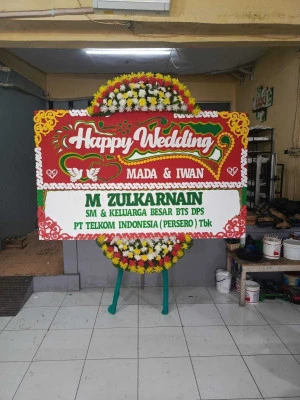 Papan Bunga di Gambir