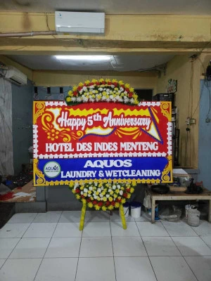 Papan Bunga di Gambir