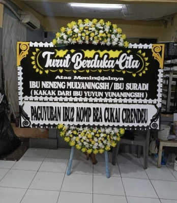 Papan Bunga di Gambir